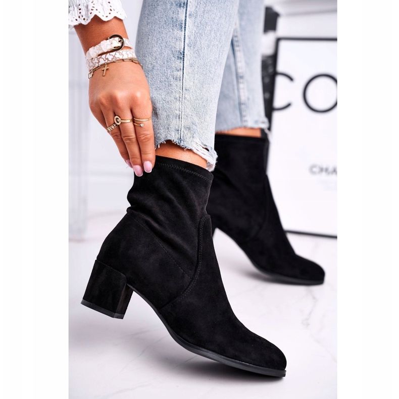 Dámské boty na vysokém podpatku Sergio Leone černé BT151 černá 1 Dámské boty na vysokém podpatku Sergio Leone černé BT151 černá 1