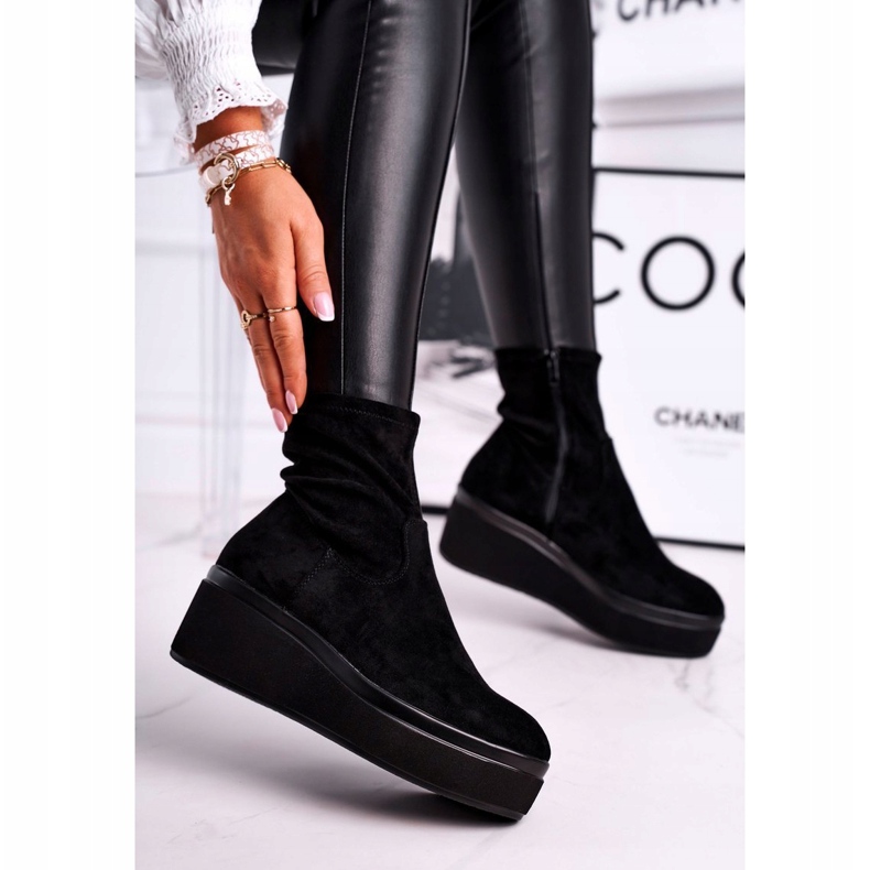 Dámské boty Sergio Leone BT730 černé černá 1