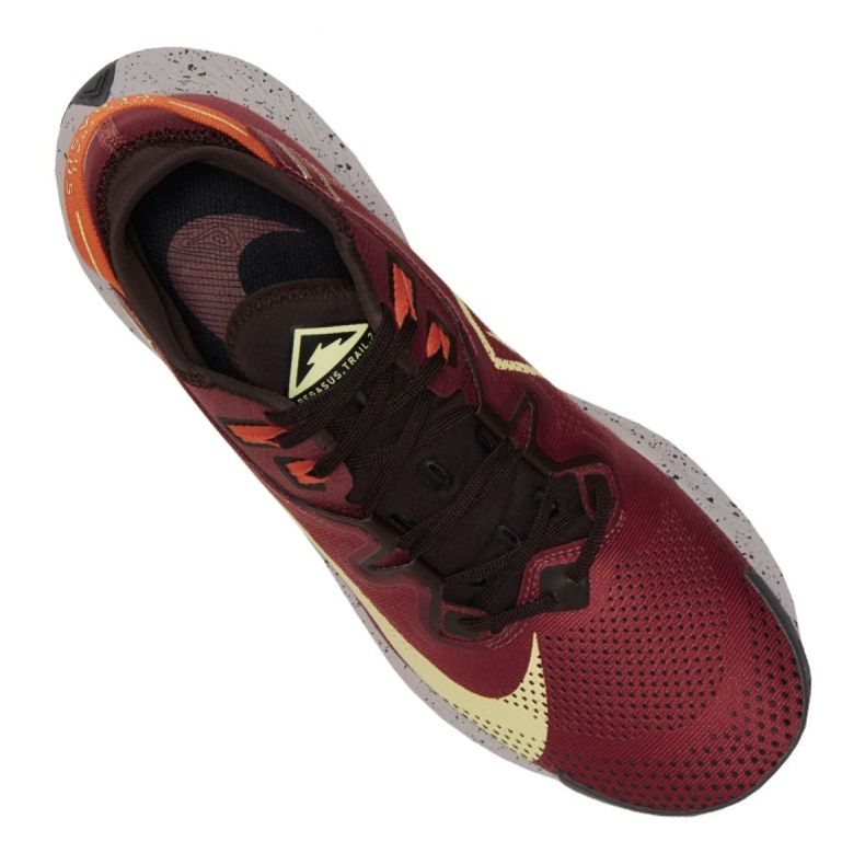 Běžecké boty Nike Pegasus Trail 2M CK4305-600 červený pomerančový šedá žluť 1