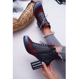 Dámské kožené boty Maciejka černé 03190 černá vícebarevný 5 Dámské kožené boty Maciejka černé 03190 černá vícebarevný 5