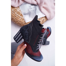 Dámské kožené boty Maciejka černé 03190 černá vícebarevný 6 Dámské kožené boty Maciejka černé 03190 černá vícebarevný 6