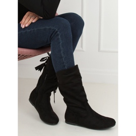 Dámské černé šerpy DH29 Black černý 2