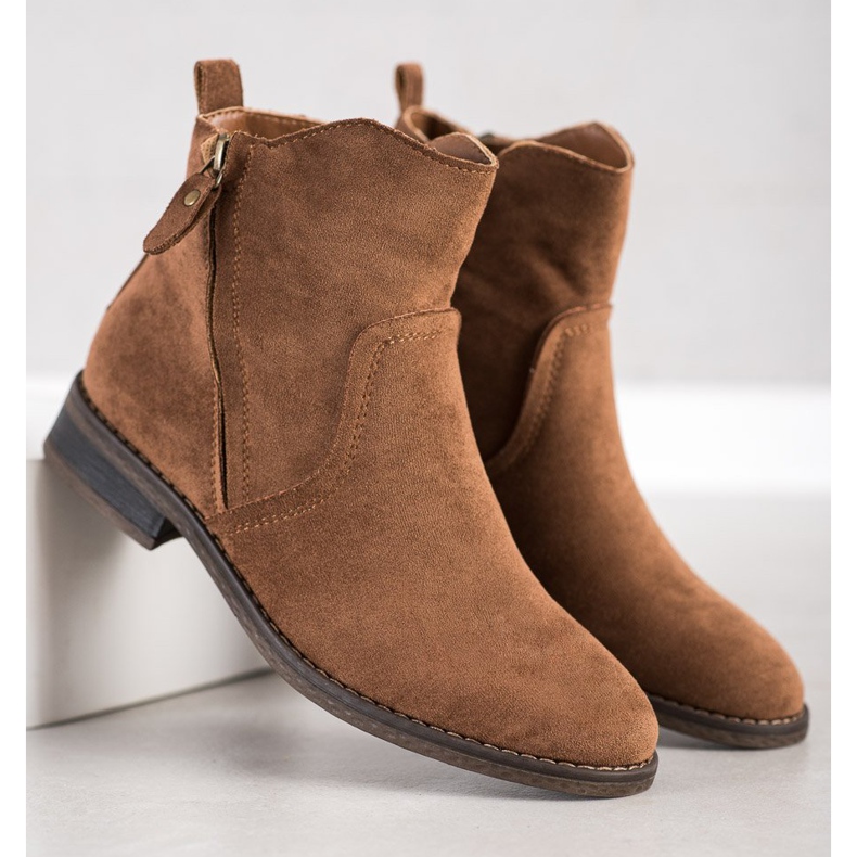 Evento Pohodlné neformální boty hnědý 1