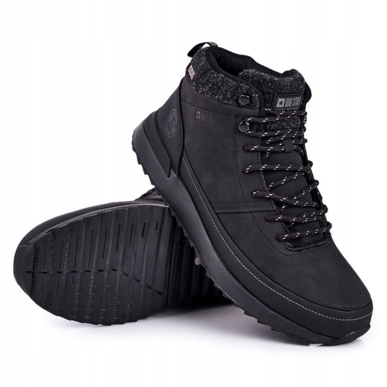 Pánské trekové boty Big Star Outdoor GG174563 černý 1