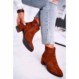 Dámské boty Sergio Leone Camel BT528 hnědý 2