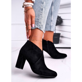 Dámské boty na vysokém podpatku Sergio Leone černé BT498 černá 1 Dámské boty na vysokém podpatku Sergio Leone černé BT498 černá 1