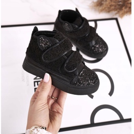 FRROCK Dětské tenisky High Warm Black Clifford černý 1