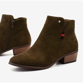 Hnědé kotníkové boty 20Y8039-6 hnědý 1