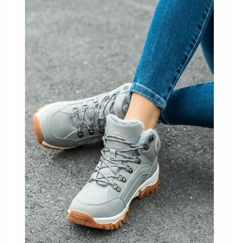 Ax Boxing Pohodlné trekové boty šedá 2