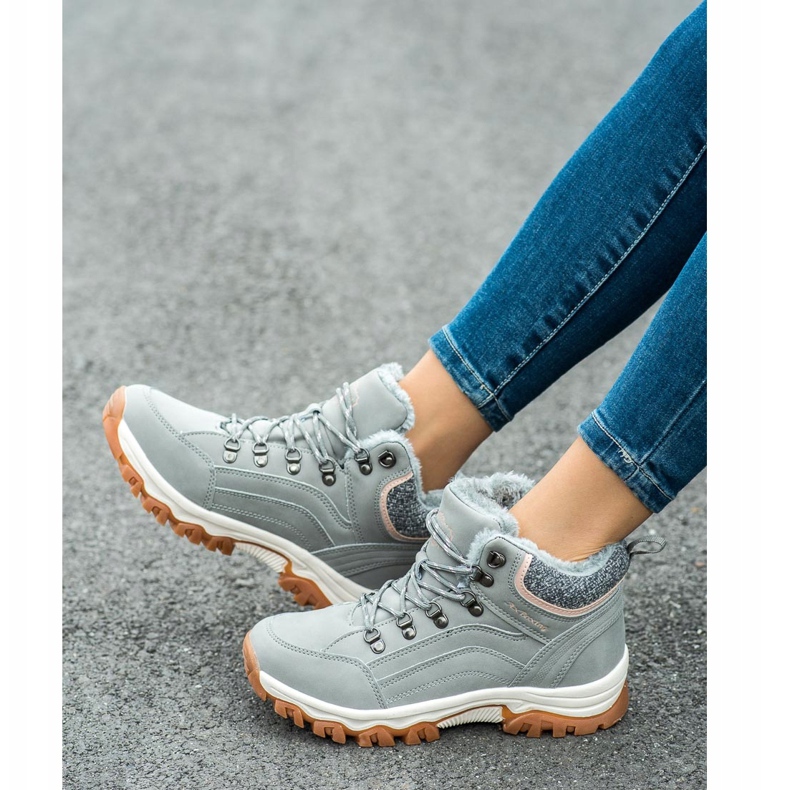 Ax Boxing Pohodlné trekové boty šedá 1