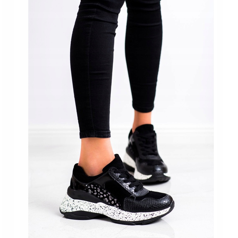 SDS Černé tenisky černý 2