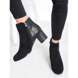 J. Star Černé boty se vzorem černá 2