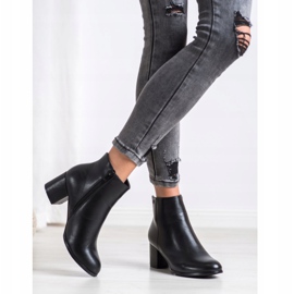 J. Star Teplé boty s eko kůží černý 1