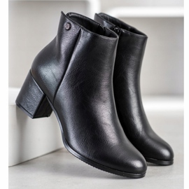 J. Star Teplé boty s eko kůží černý 2