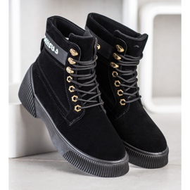 Weide Módní kotníkové kotníkové boty černý 1