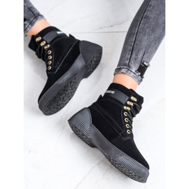 Weide Módní kotníkové kotníkové boty černý 2