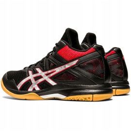 Pánské volejbalové boty Asics Gel-Task Mt 2 černo-červené 1071A036 004 černá černá 4