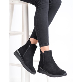 Gogo Teplé klínové boty černý 2