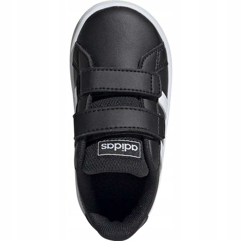 Dětské boty Adidas Grand Court I černé a bílé EF0117 černý 1