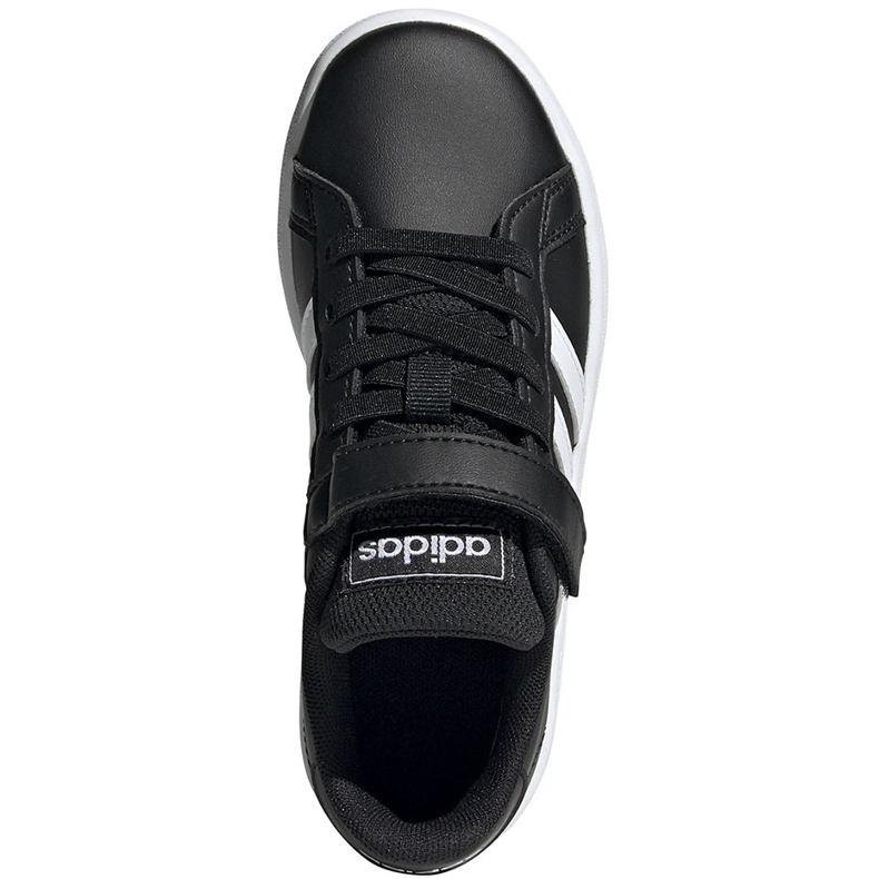 Dětská obuv Adidas Grand Court C černá a bílá EF0108 černý 1