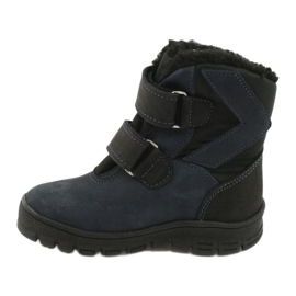 Boty s membránou Mazurek 1351 navy blue černá námořnická modrá 1