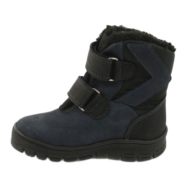 Boty s membránou Mazurek 1351 navy blue černý námořnická modř 1
