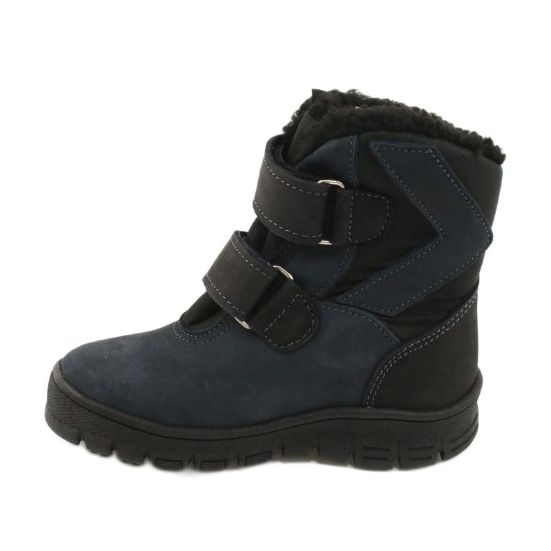 Boty s membránou Mazurek 1351 navy blue černý námořnická modř 1
