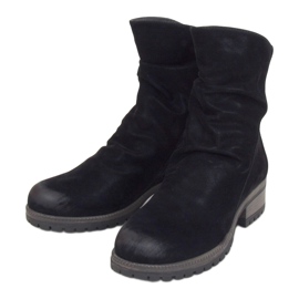 Černé černé kozačky pro ženy K1936105 Negro černý 1