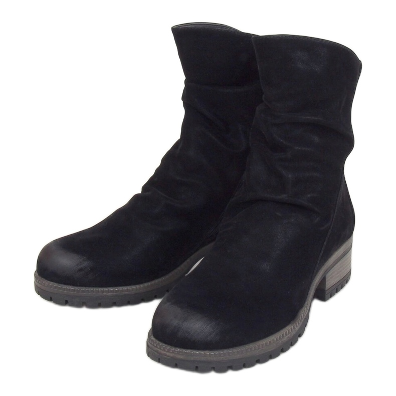 Černé černé kozačky pro ženy K1936105 Negro černý 1