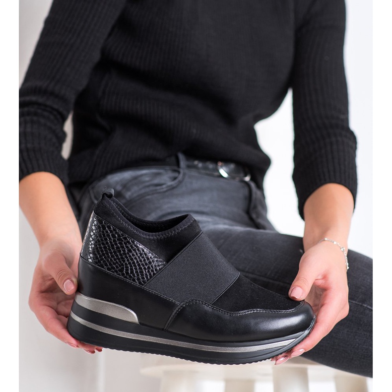 Gogo Nazouvací tenisky černý 2