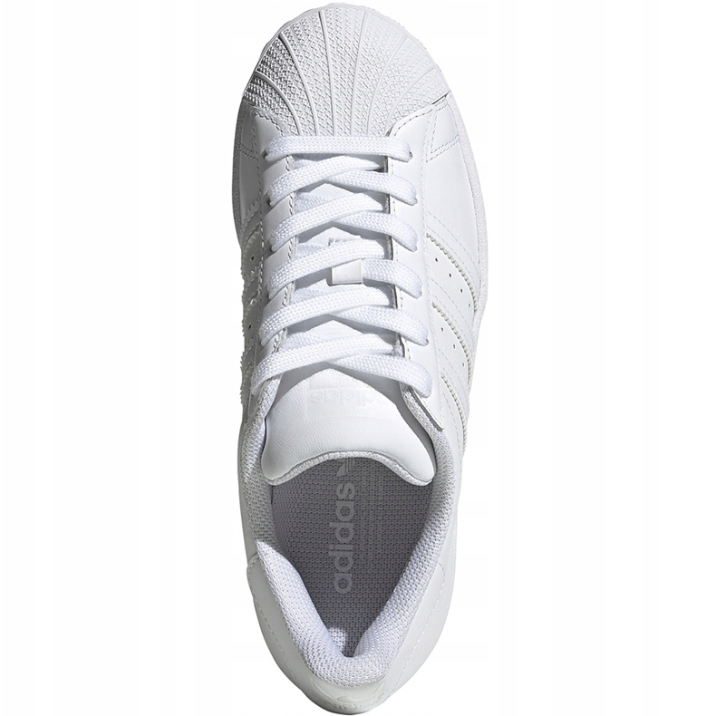 Bílé dětské boty Adidas Superstar J EF5399 bílý 1