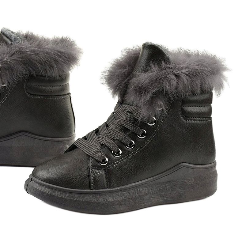 Šedé izolované tenisky Buenos šedá 1