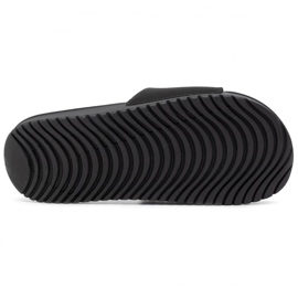 Černé pantofle Nike Kawa Slide (GS / PS) pro děti 819 352 003 černý 1