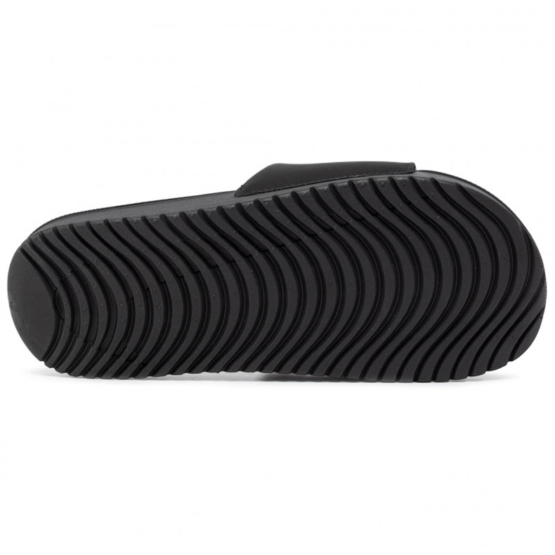 Černé pantofle Nike Kawa Slide (GS / PS) pro děti 819 352 003 černý 1