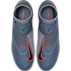 Kopačky Nike Phantom Vsn Academy Df FG / MG AO3258 408 vícebarevný šedá 1