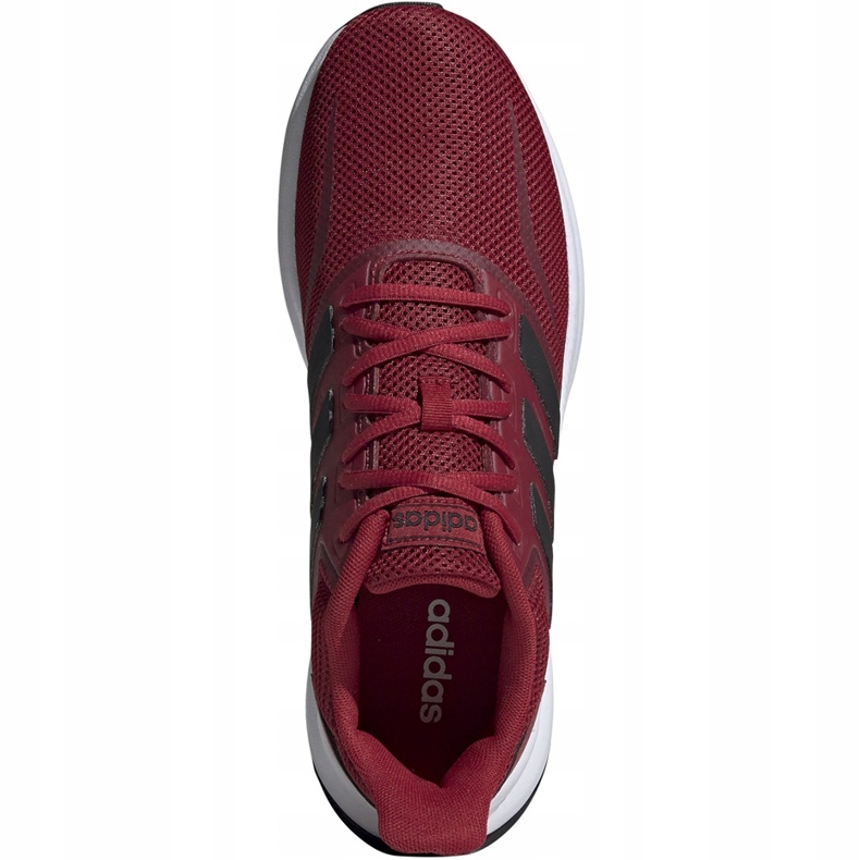 Pánské boty Adidas Runfalcon burgundy EE8154 červené vícebarevný 1