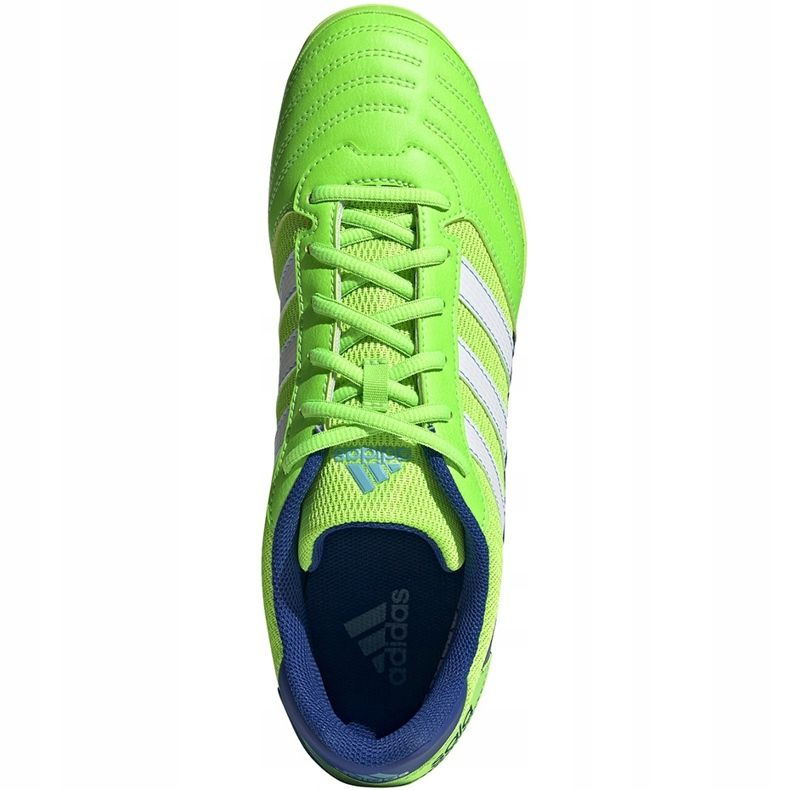 Kopačky Adidas Super Sala zelené a modré FV2564 zelený zelený 1