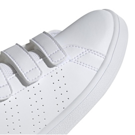 Dětské boty Adidas Advantage C bílé a růžové EF0221 bílý růžový 1