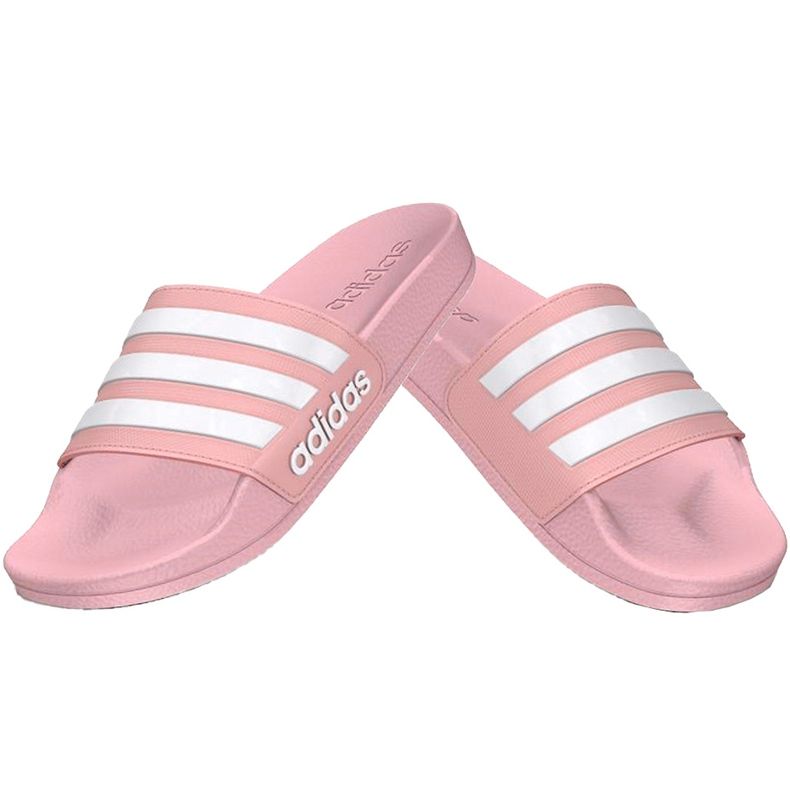 Růžové pantofle Adidas Adilette Shower K pro děti G27628 růžový 1