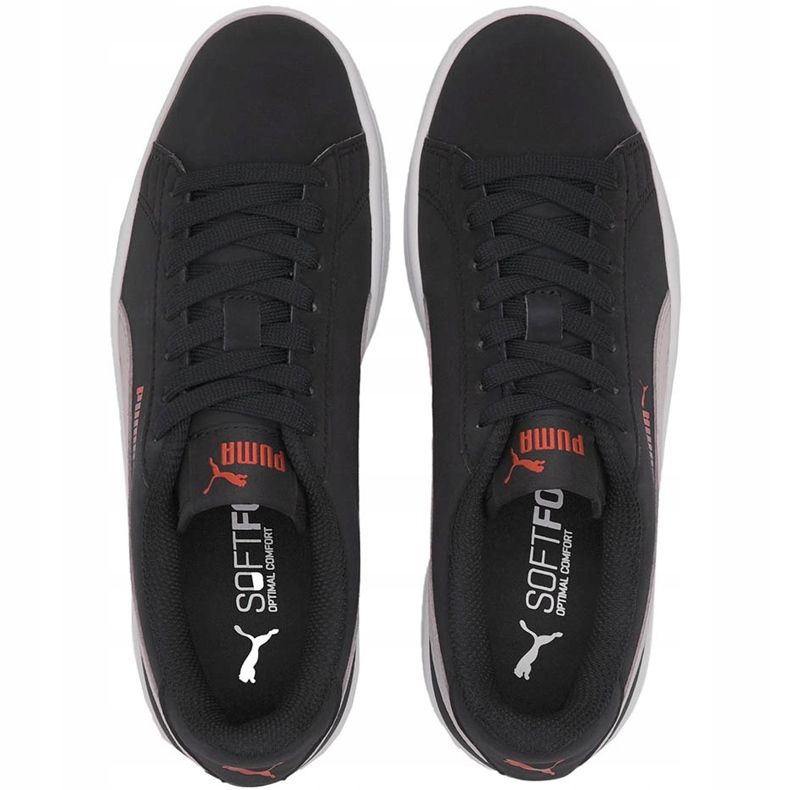 Dětské boty Puma Smash v2 Buck Jr. černé 365182 19 černý 1