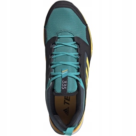 Pánské boty Adidas Terrex Agravic Tr černé a tyrkysové FV2418 černý zelený žluť 1