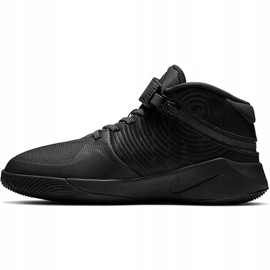 Černé dětské boty Nike Team Hustle 9 Flyease BV2952 010 černá černá 1