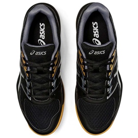 Pánské volejbalové boty Asics Upcourt 4 černé 1071A053 001 černý černý 1