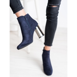 Janessa Boty se stříbrnou patou námořnická modrá 1