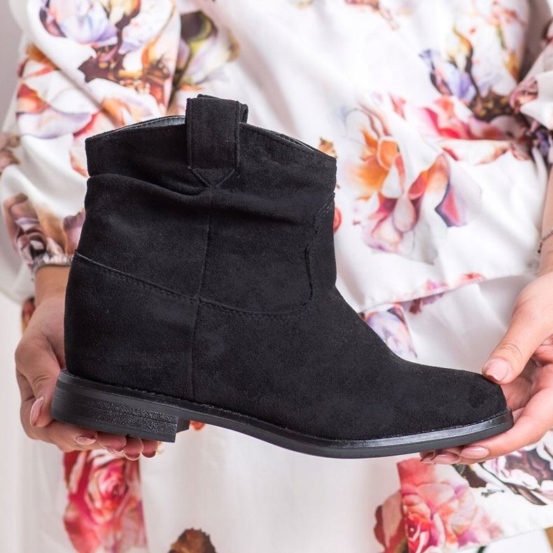 Marquiz Stylové kovbojské boty černá 1