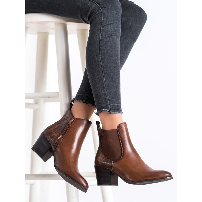 Módní boty Sergio Leone hnědý 2