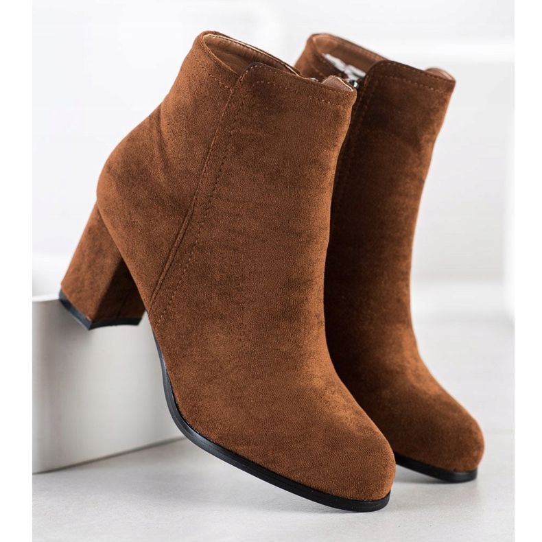 Wilady Módní velbloudí boty hnědý vícebarevný 2