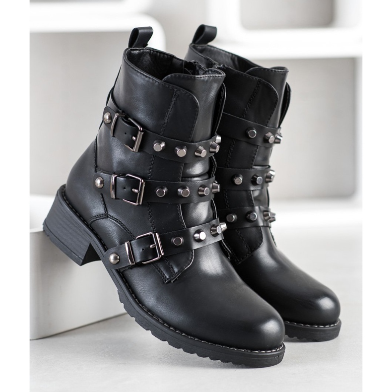 SHELOVET Teplí pracovníci s ozdobami černá 2