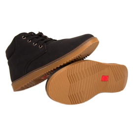 Pánské teplé kotníkové boty Sal Black 1306 černá 2
