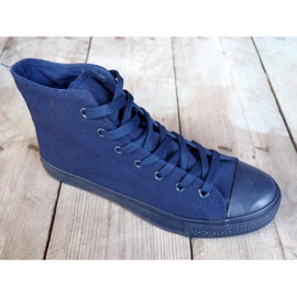 Vysoké tenisky N005 Navy Blue námořnická modř 1